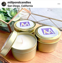Load image into Gallery viewer, Customized 4 oz. Muted Gold Tin - Sample Pictures