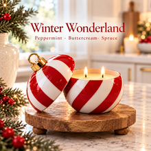 Load image into Gallery viewer, Christmas Ball Ornament Candles — Holiday Limited Edition
