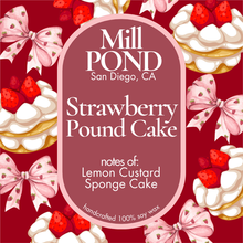 Load image into Gallery viewer, Strawberry Pound Cake ~ NEW ~ Cute for Valentine's Day Too! 🍓🍰