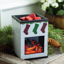 Load image into Gallery viewer, Holiday Fireplace Illumination Fragrance Warmer