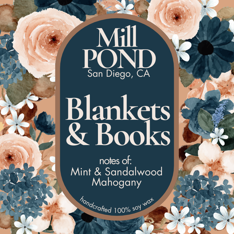 Blankets & Books ~ NEW Mill POND Original