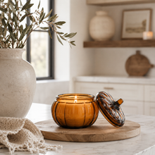 Load image into Gallery viewer, Amber Pumpkin Mini Jar ~ NEW
