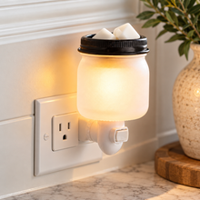 Load image into Gallery viewer, Glass Mason Jar Pluggable Fragrance Warmer ~ NEW
