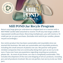 Load image into Gallery viewer, Mill POND Recycle Program
