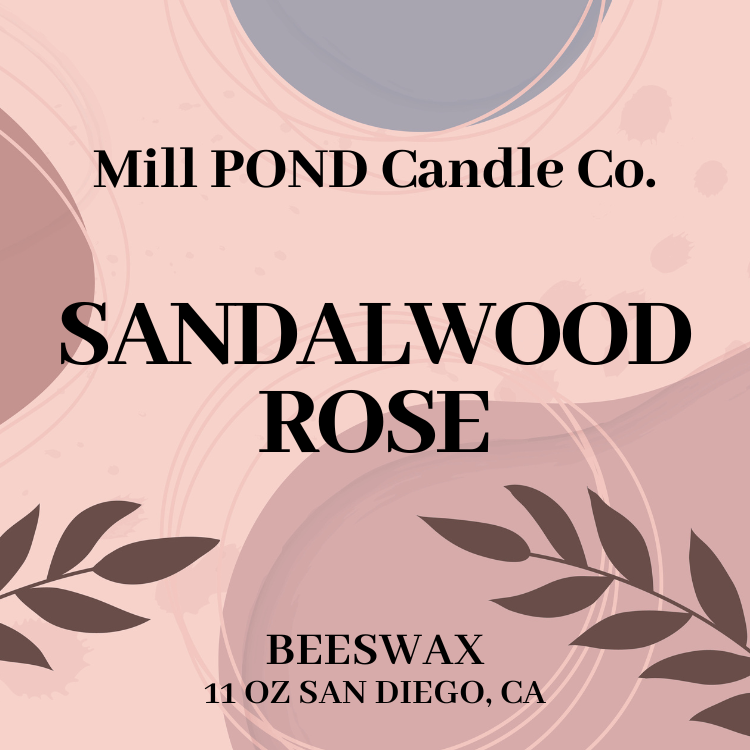 Sandalwood Rose ~ Mill POND Exclusive