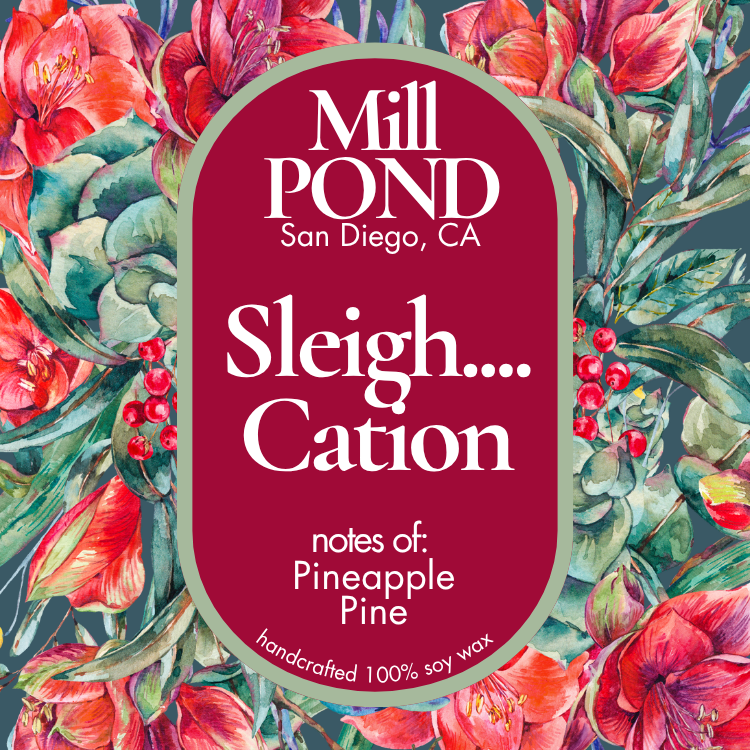 Sleigh...Cation ~ Mill POND Original Holidays