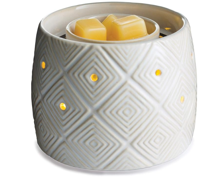 Cream Geo ~ Fan Wax Melter ~ Revolutionize your Scent Experience!