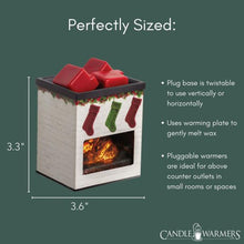 Load image into Gallery viewer, Holiday Fireplace Pluggable Fragrance Warmer ~ MINI
