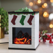 Load image into Gallery viewer, Holiday Fireplace Illumination Fragrance Warmer
