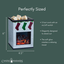 Load image into Gallery viewer, Holiday Fireplace Illumination Fragrance Warmer
