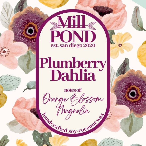 Plumberry Dahlia~ Mill POND Original ~ New 2024